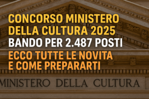 Concorso Ministero della Cultura 2025