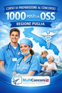 Preparazione Concorso Oss Regione Puglia 2025/2026 per 1000 posti