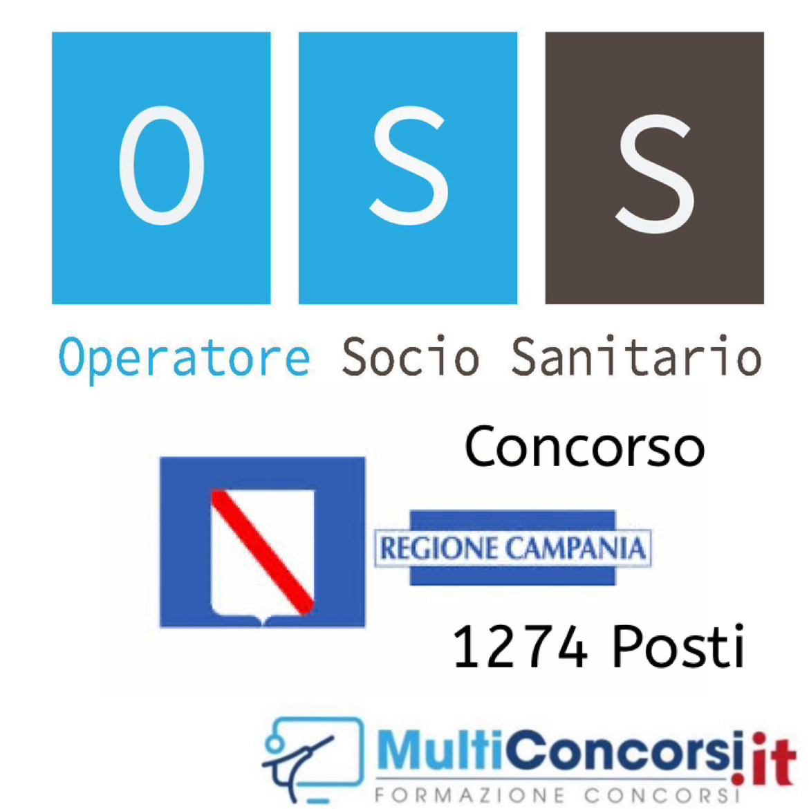 Preparati e supera il Concorso OSS Regione Campania con Multiconcorsi.